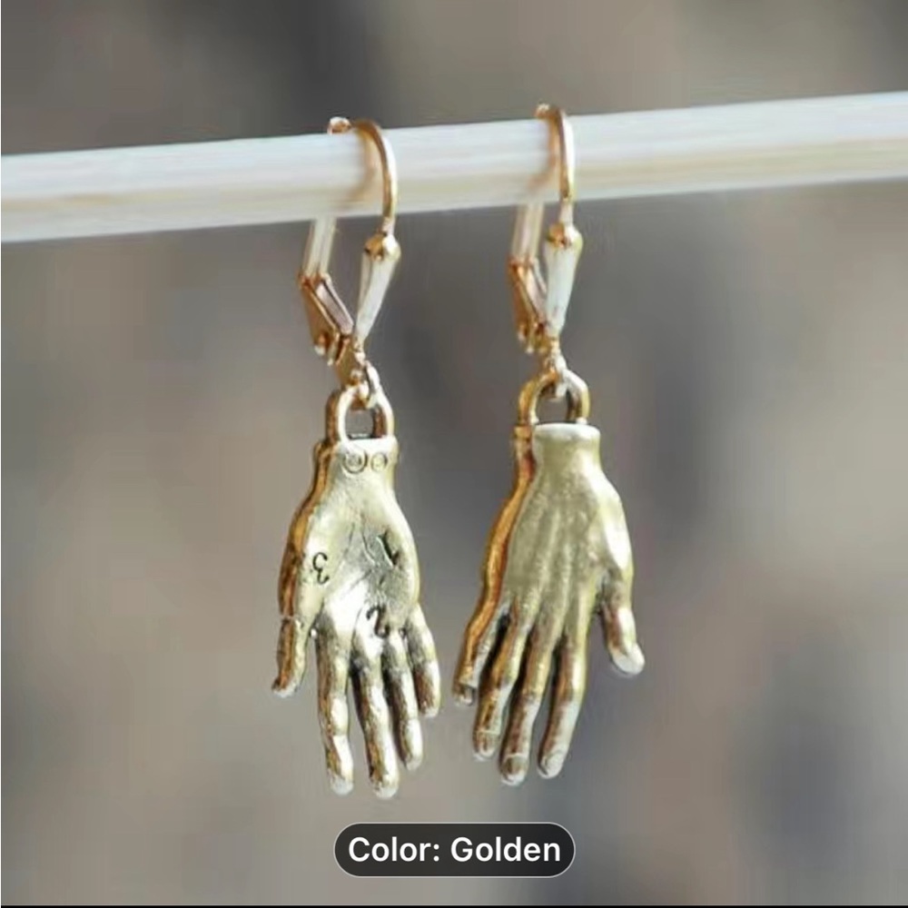 Hand Shaped Earrings, Bohemian Vintage and so gorgeous!
